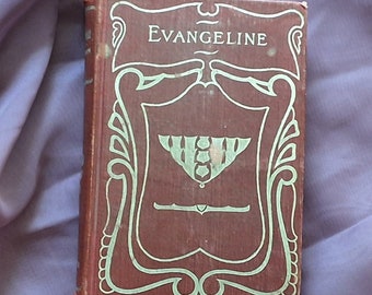 Evangeline: Un cuento de Acadie de Henry Wadsworth Longfellow/Sin fecha/Donahue Henneberry and Co,(1919?)/HC 191 pp