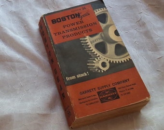 Catálogo de productos de transmisión Boston Gear 58/La empresa era Garrett Supply Company/Catálogo de herramientas antiguas/6 1/2" x 3 3/4"/1963 SC 768 pp