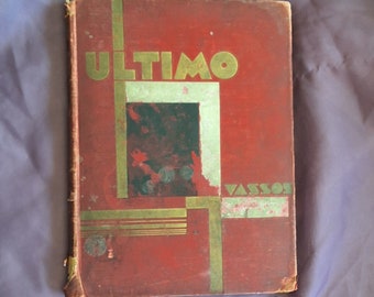 1930 Ultimo: An Imaginative Narration of Life Under Earth by Ruth and John Vassos/Scientific fantasy/A man of the future looking backward/HC