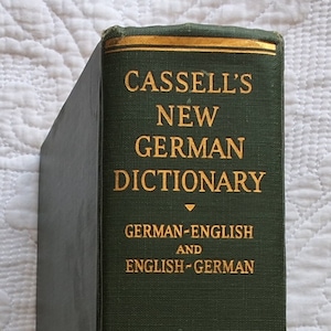 Cassells German Dictionary - Etsy