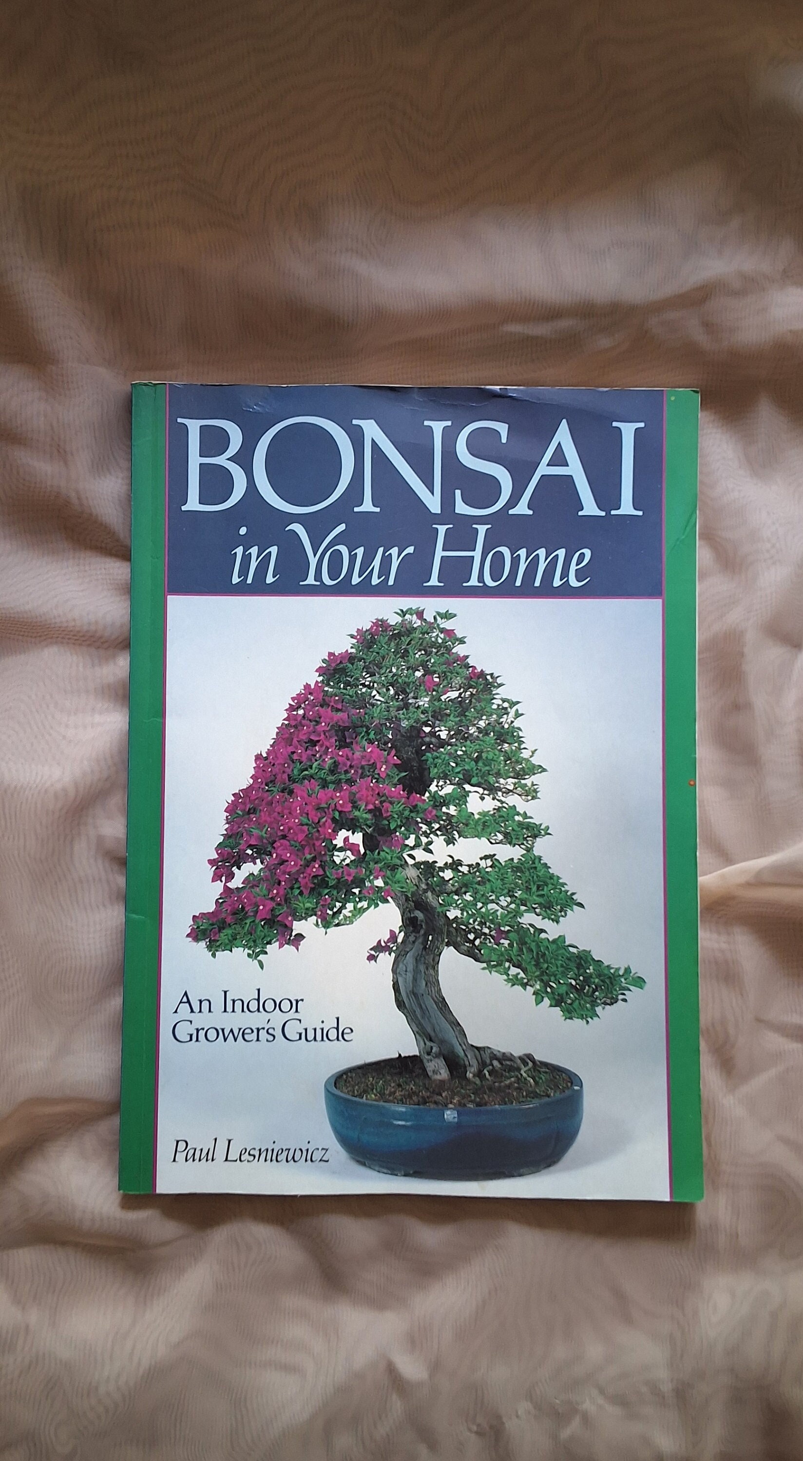 Bonsai in Your Home An Indoor Grower's Guide by Paul Lesniewicz/How to book  for Living Art/1996 *1st Printing*/Softcover 205 pp