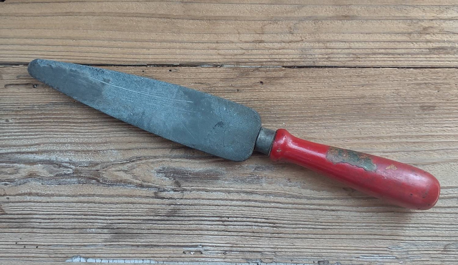 Vintage Red Handle Honing Stone Etsy