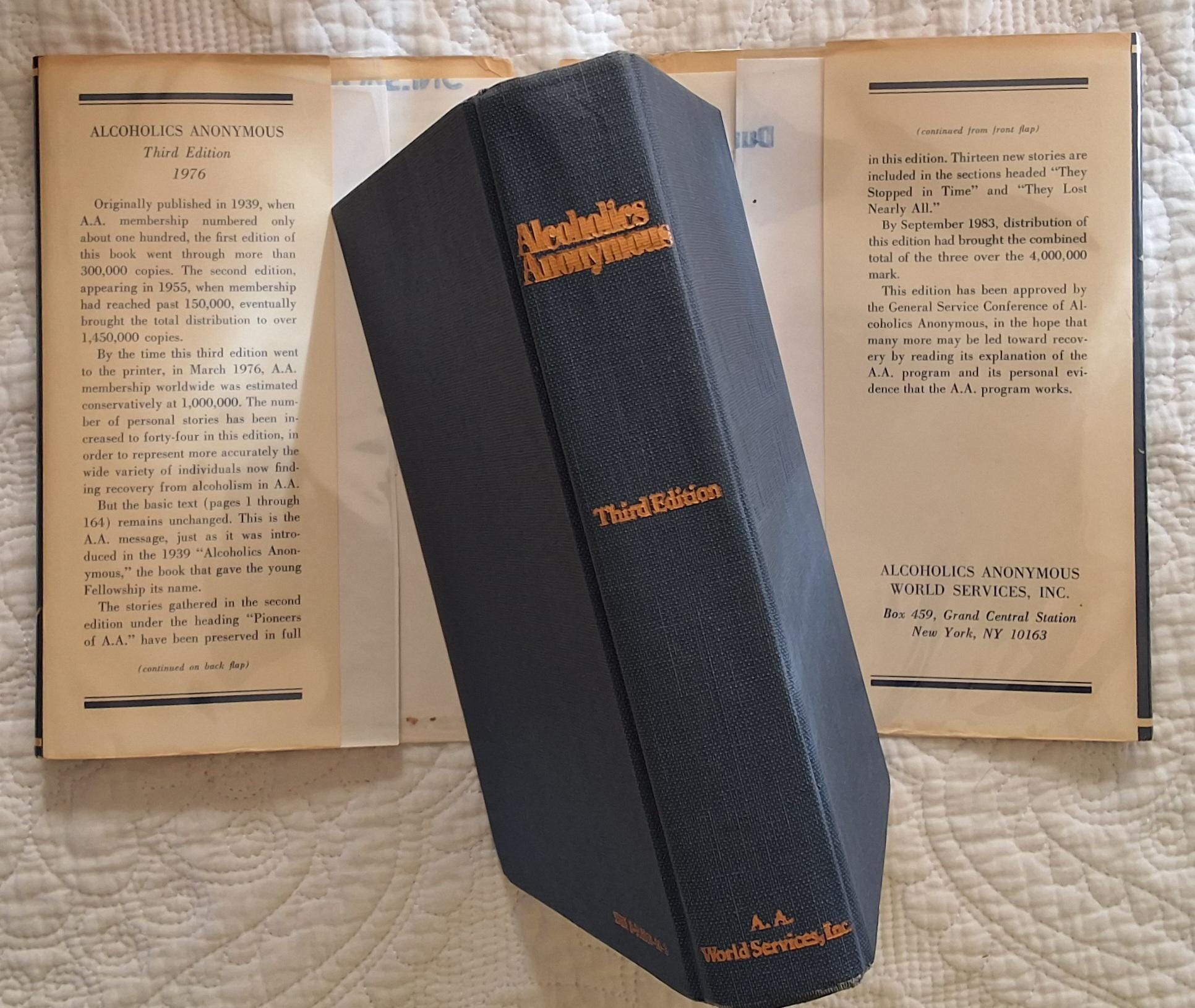 Alcoholics Anonymous/this is the Third Edition of the Big Book, the ...