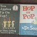 2 Vintage Dr Seuss Classics/1961~Ten Apples Up On Top by Theo. LeSieg/1963~Hop on Pop /Both Matte Finish/No Writing or Ripped Pages 