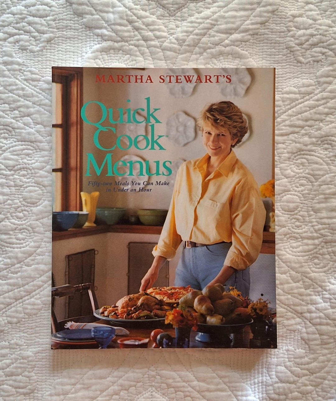Cocina rápida de Martha Stewart/52 comidas que puedes preparar en menos de  una hora/Ideal para un estilo de vida ajetreado/1988, 1.ª edición, 8.ª  impresión/Revista SC, 224 págs. - Etsy México, image size:1080x1289