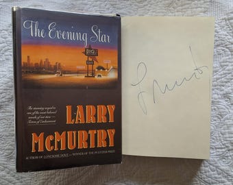 La estrella vespertina de Larry Mcmurtry/FIRMADO*letra grande/Secuela de una de las novelas más queridas, Terms of Endearment/1992 HCDJ 760 pp