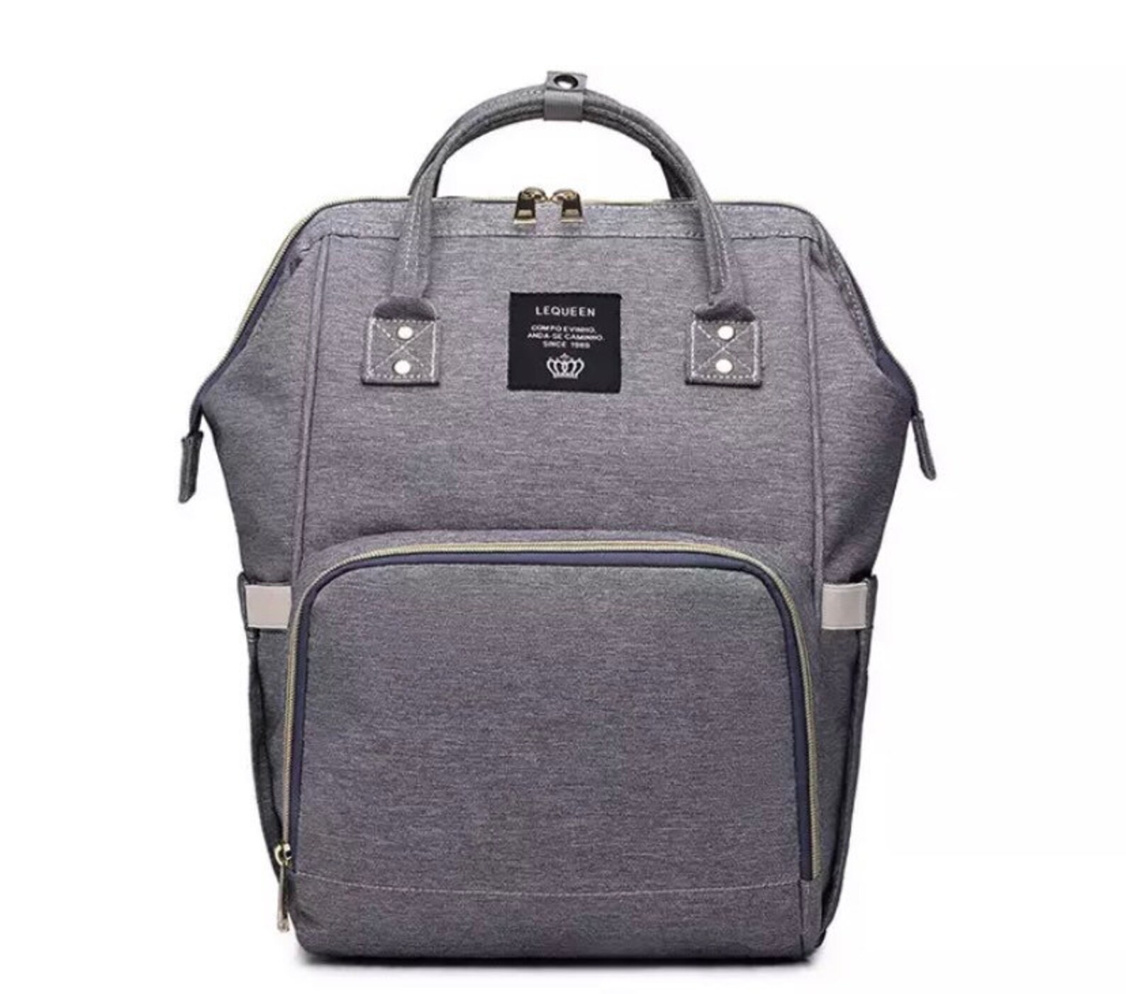 Diaper Bag with insulated bottle holders. Etsy