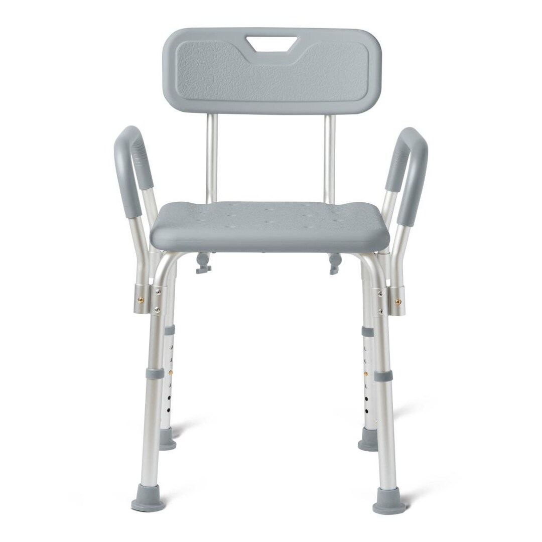 Medline MDS89745RA Shower/bath Chair With Padded Armrests 350lbs Etsy