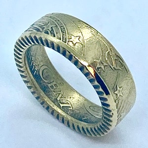 1999 (European coin) 50 Cent Coin Ring (Size US 7)