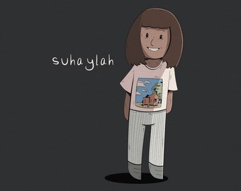Digital Full Body Portrait Commission, Download, International A Paper Ratio