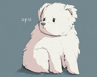 Digital Pet Portrait Commission, Download, International A Paper Ratio