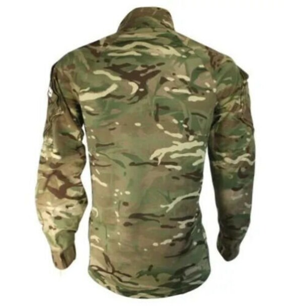 T-shirt Militaire Britannique MTP UBAC Manches Longues - Occasion Parfait état Taille M