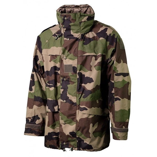 Französische Armee Gore-Tex MVP wasserdichte Regenjacke CCE NEU