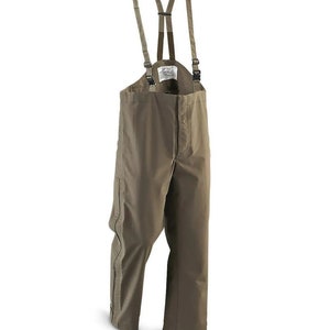 Genuine Austrian Army Gore-Tex Trousers Surplus Olive Drab USED