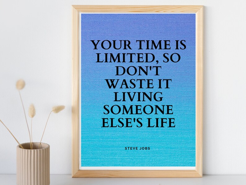 Wall Art Quotes DIGITAL FILE Motivational Poster Positive Quotes Office