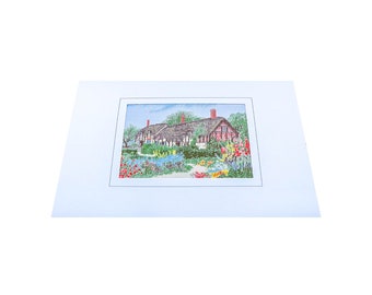 5025 Anne Hathaway Cottage - Woven Card