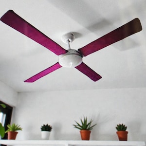 Ceiling fan blade SOX. Price is for 4 blade covers. 50cm x 13cm (SOCKS)
