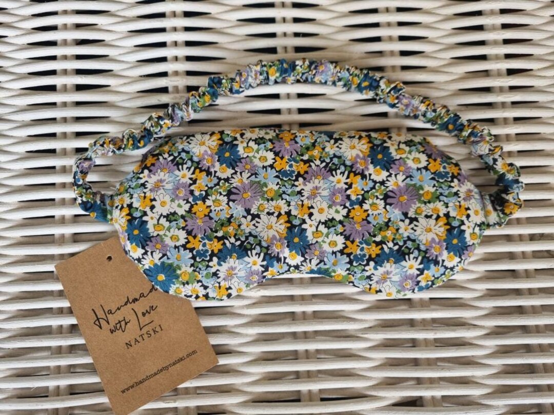 Lavender Eye Mask.weighted Eye Mask/sleep. Made With Liberty Print