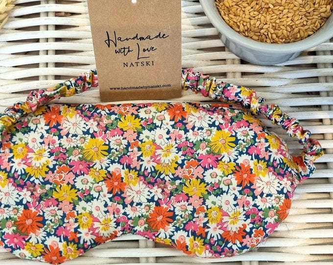 Lavender Eye Mask: Weighted Sleep Mask, Liberty London Cotton