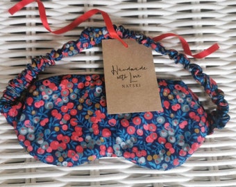 Weighted Eye mask. Liberty print. Sleep mask. Lavender and flax seed