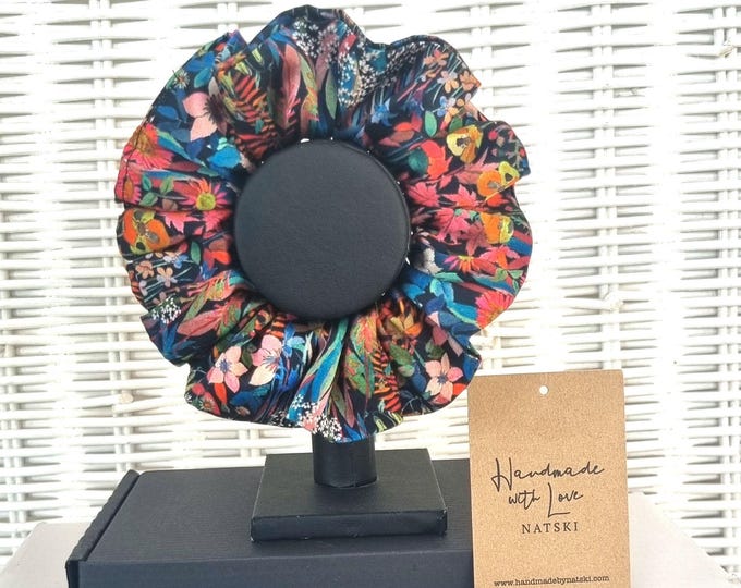 Silk Scrunchie made with Liberty Fabric 100% Silk