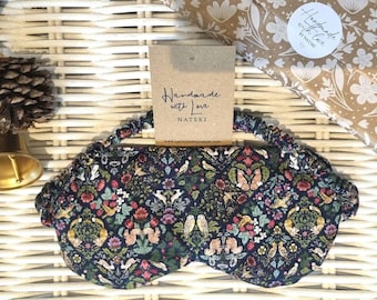 Lavender Flax Eye Pillow: Cotton Sleep Mask for Relaxation, Meditation, Yoga