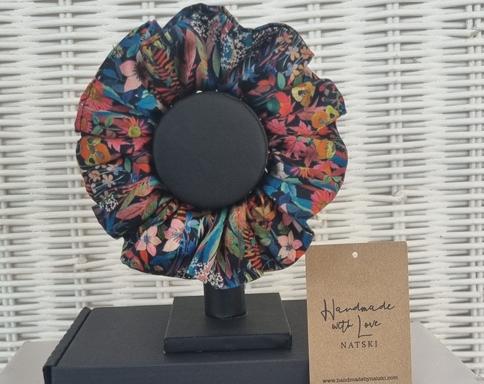 Silk Scrunchie made with Liberty Fabric 100% Silk