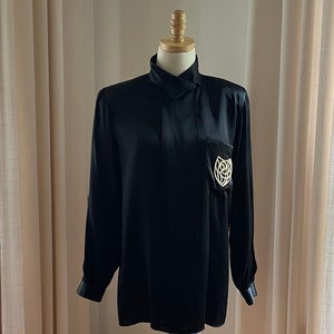Dressy Silk Blouse Etsy