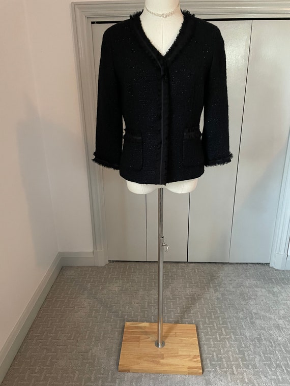 Vintage black sparkle blazer Gem