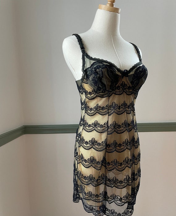 Vintage 1970s Janet Reger Lace Babydoll Negligee |