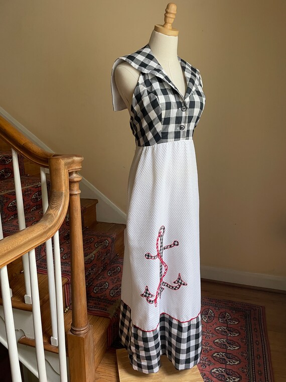 Vintage Halter Mini Sun Dress main image 1