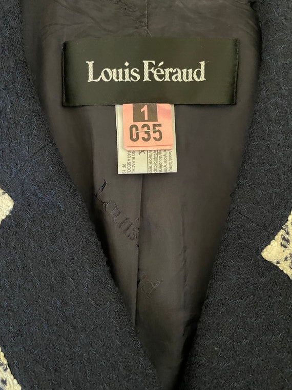 Louis Feraud Boucle Jacket with Braid Trim | Navy… - image 8