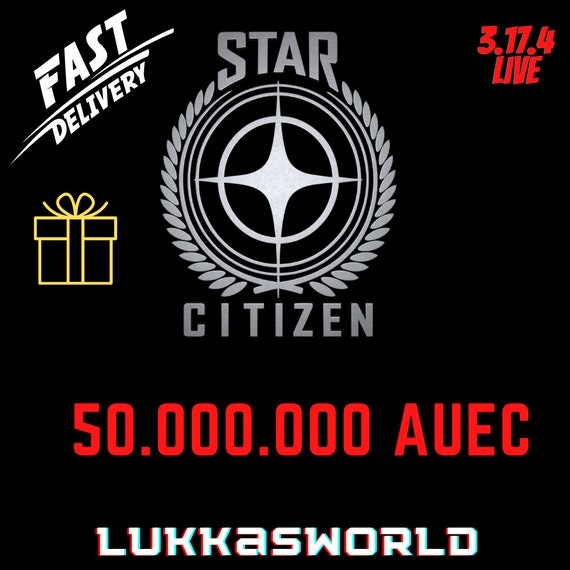 STAR CITIZEN Alpha UEC for 3.17.2 LIVE 50,000,000 aUEC 