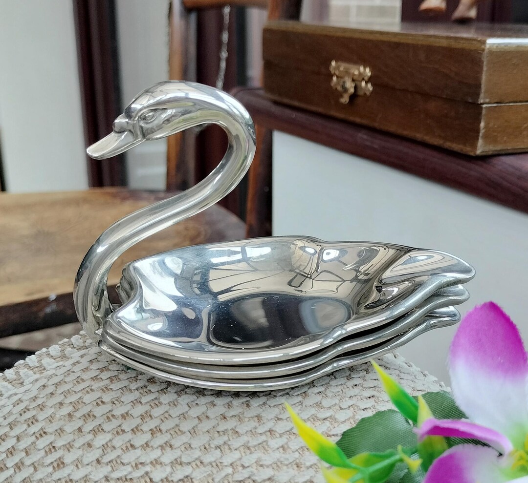 Swan Tray Set, Seba Brand Made in England, 3 Stackable Ashtrays ...