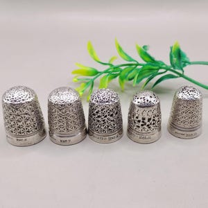 Silver thimble - Etsy 日本