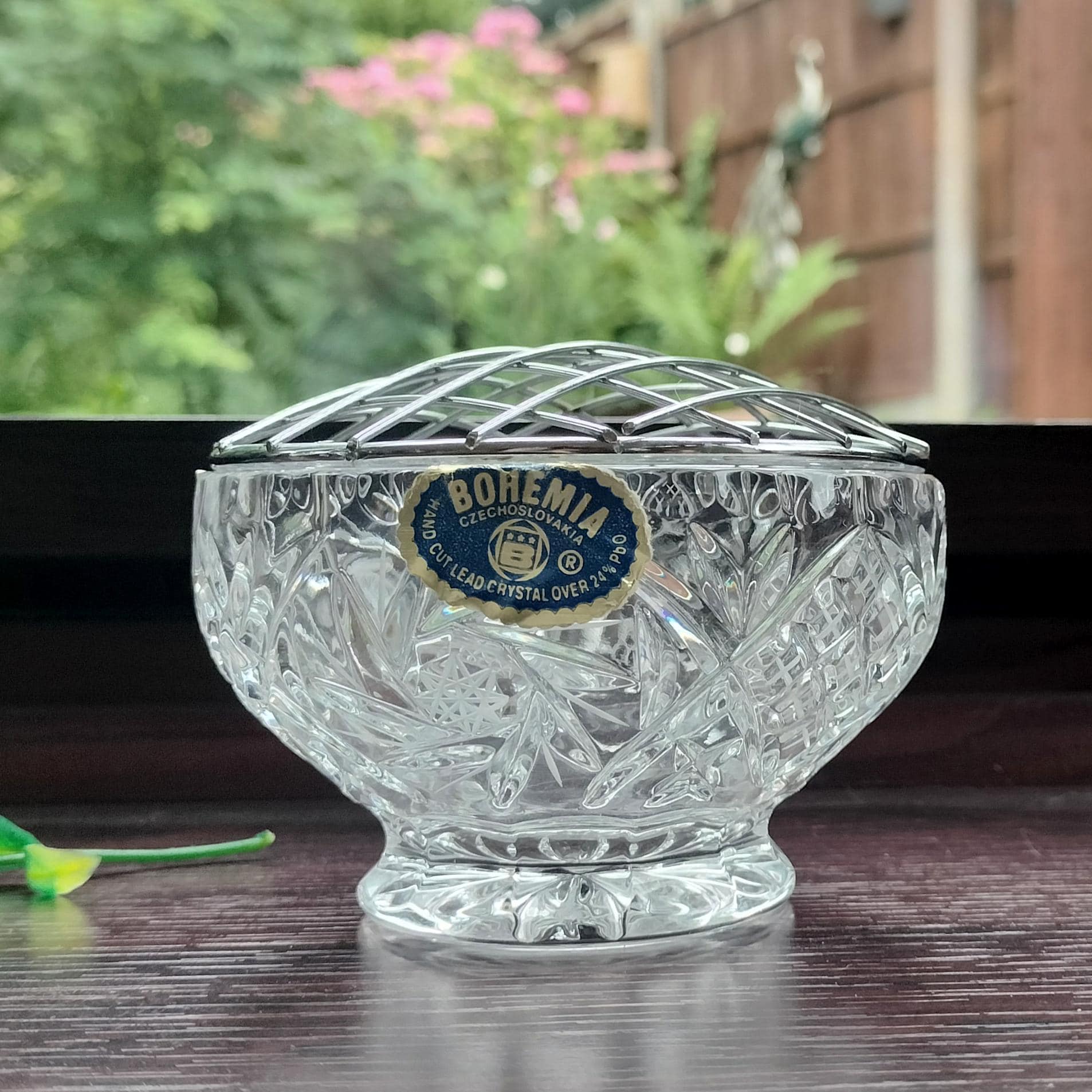 Antique crystal vase - Etsy 日本