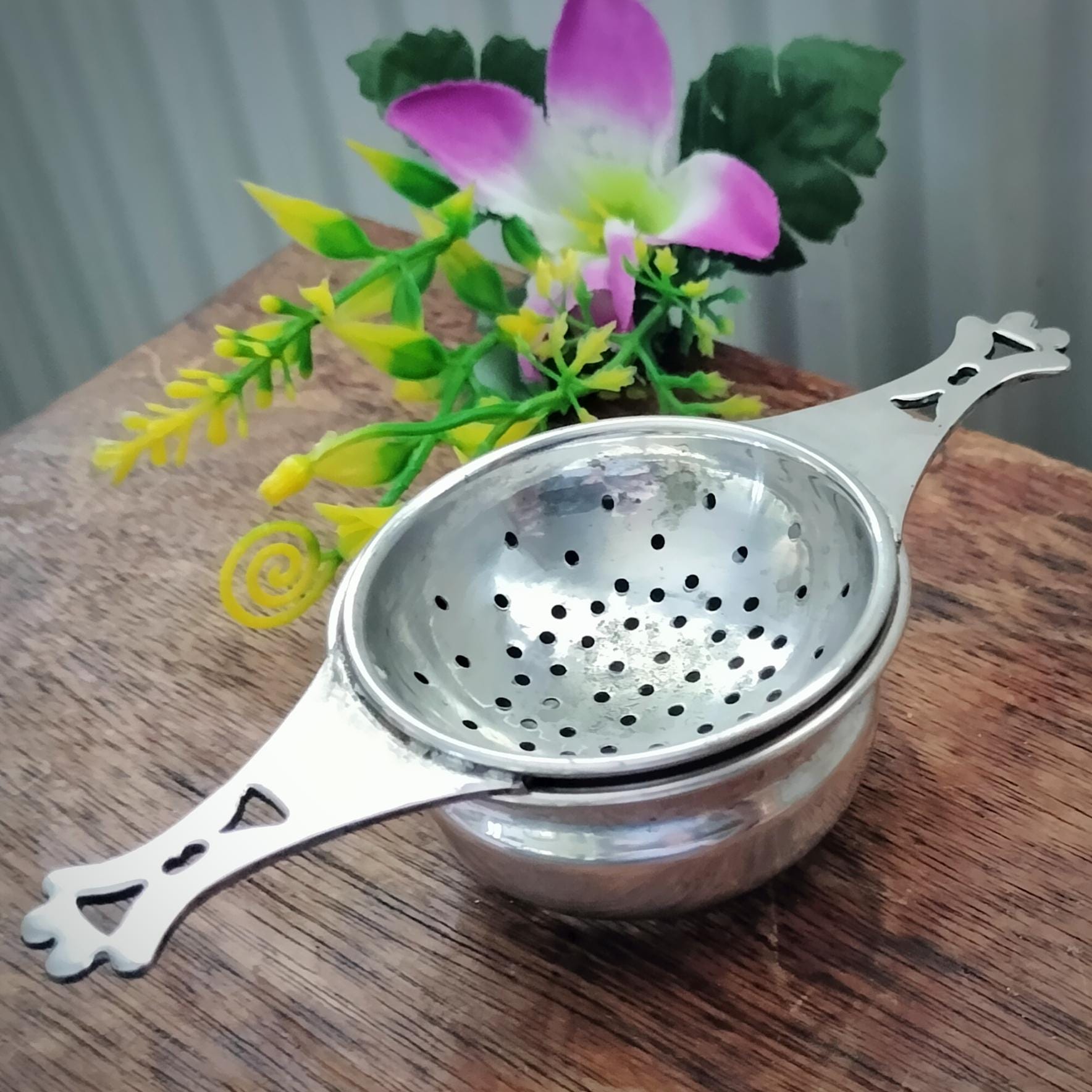 Antique English Tea Strainer - Etsy