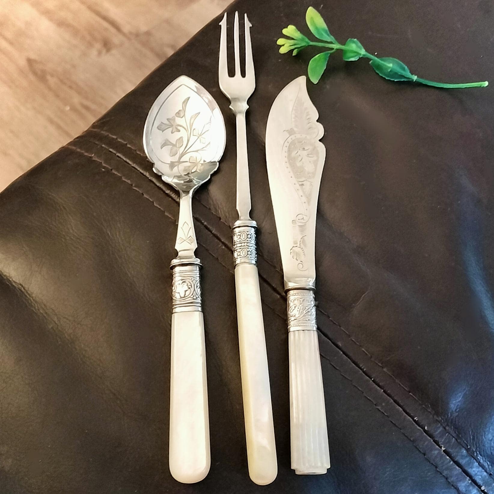 Mother of Pearl Handle Forks - Etsy