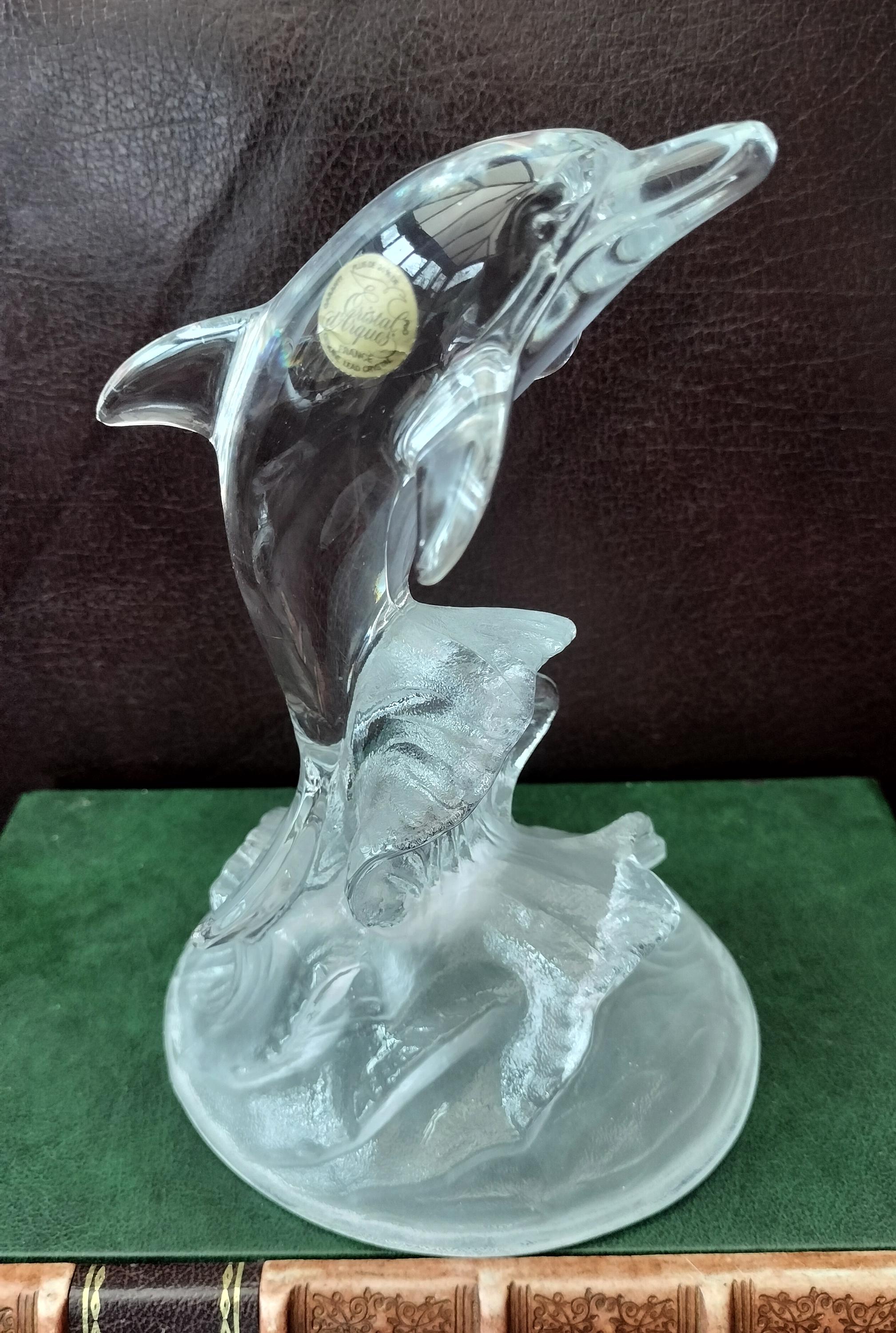 新品❣️美しい青CRYSTAL DARQUES DAUPHIN 【公式通販】