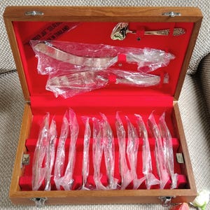 タイ製？カトラリーセット100本　木箱ケース入り Thai bronze cutlery set - Etsy 日本