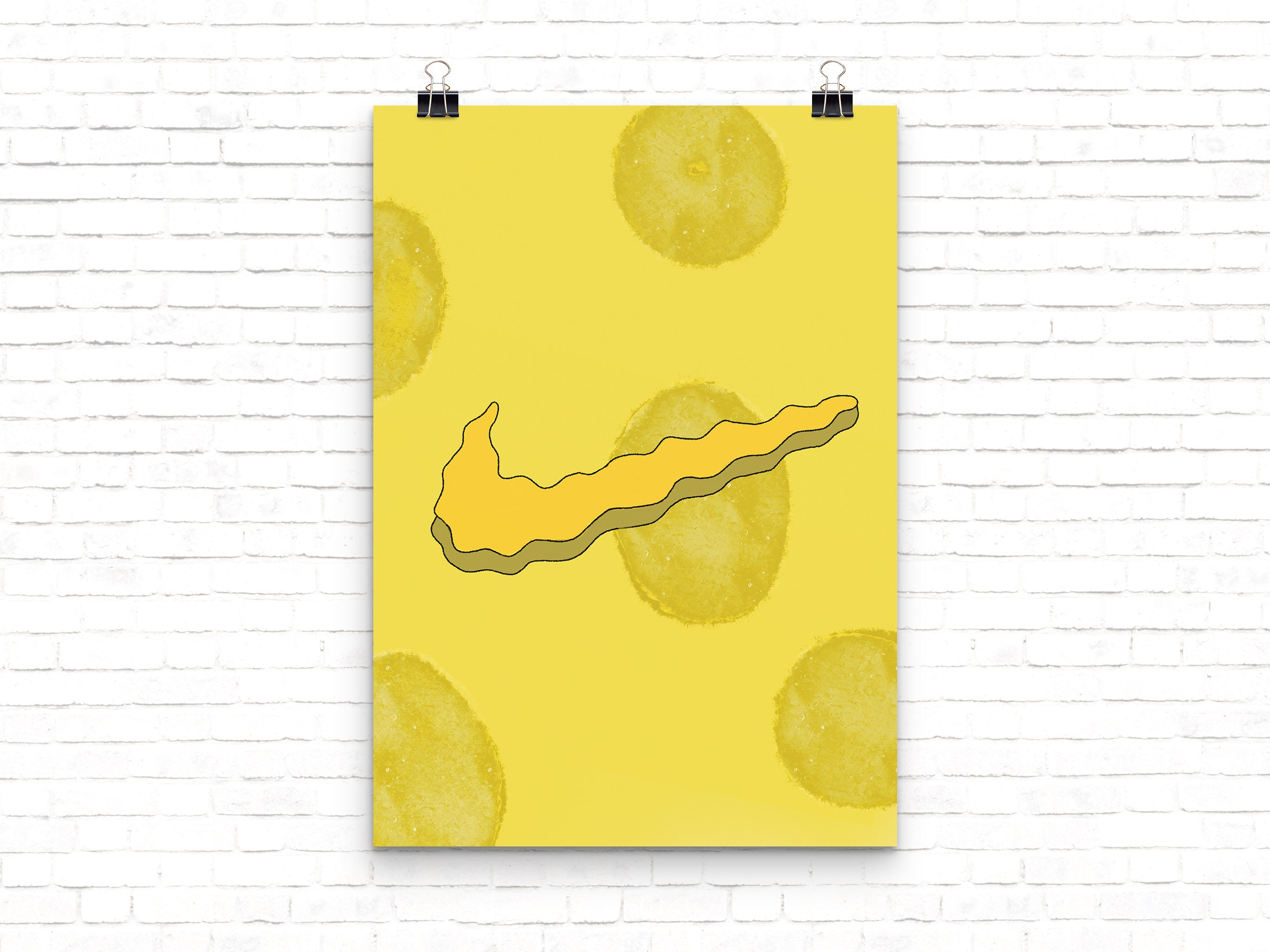 Nike Swoosh x SpongeBob SquarePants Posterdruck POP Kultur | Etsy