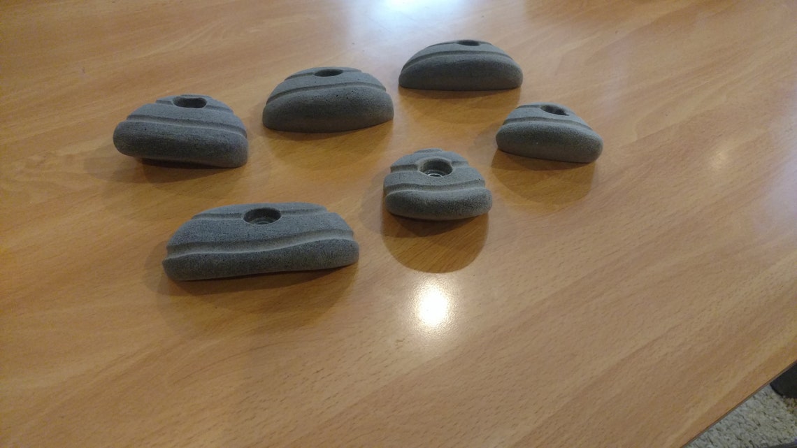 6 rock climbing holds NEW jugs 2 colors available Etsy