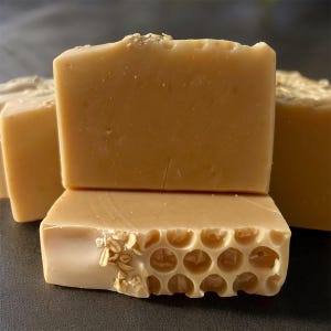Oatmeal and Honey handcrafted soap,