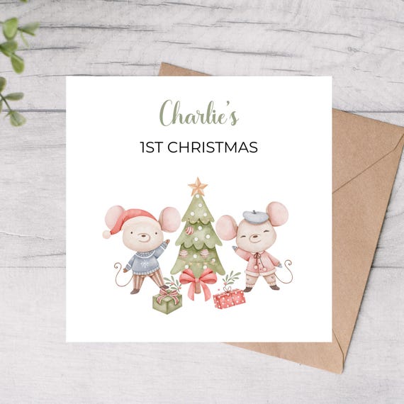 Personalised Christmas Card Son Daughter Grandson