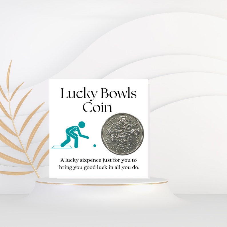 Bowls Gifts For Men Women Lucky Sixpence Coin Bowls Player Christmas Birthday Present Christmas Gift Grandad Grandma Stocking Filler image 6