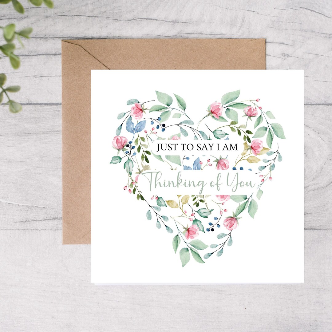 Thinking of You Cards Sympathy - Sorry for Your Loss Bereavement Card ...
