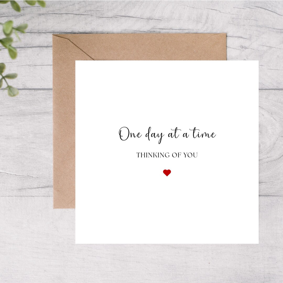 Simple Condolence Card - Sorry for Your Loss Thinking of You - Deepest ...