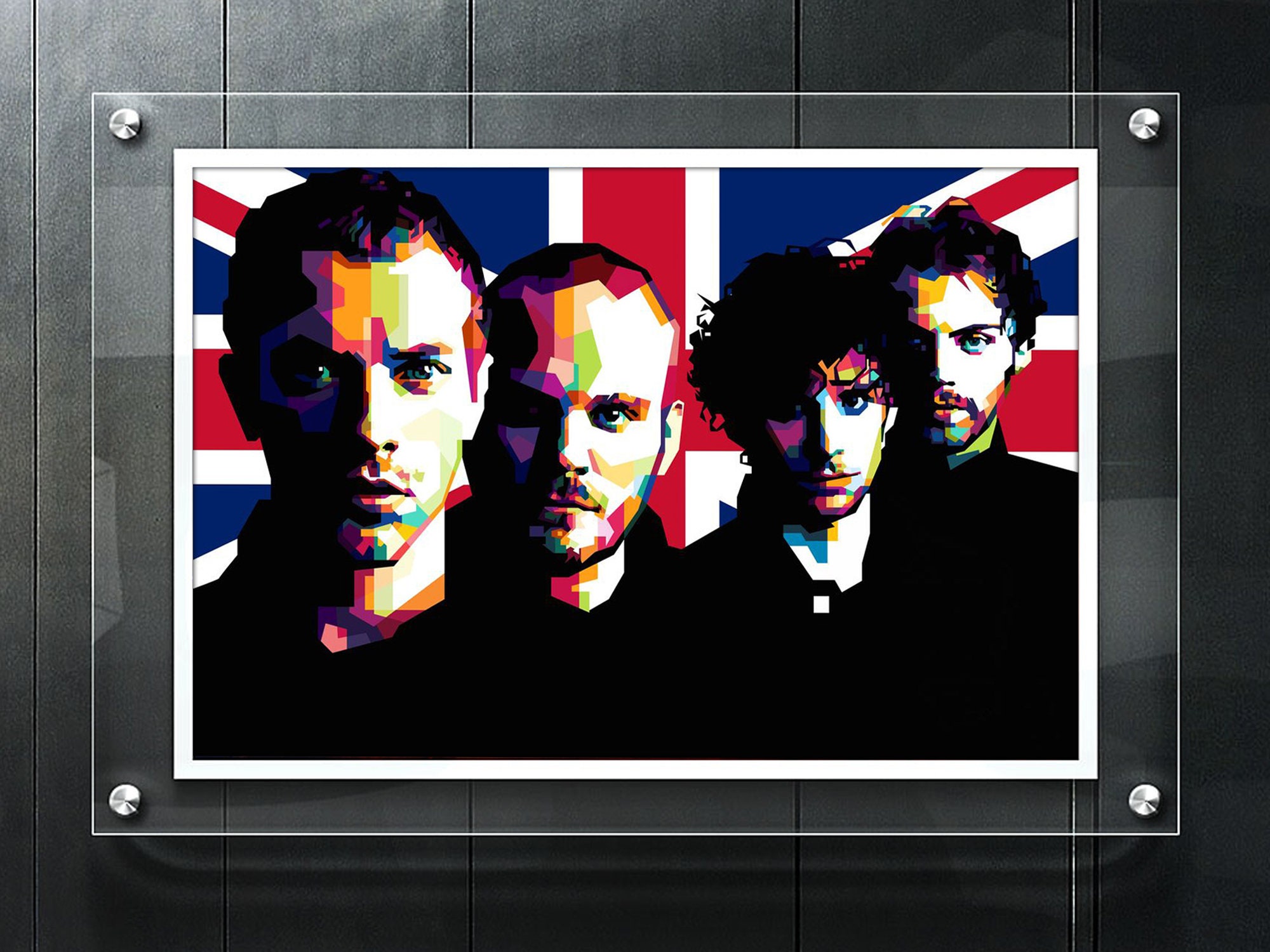 Coldplay poster Coldplay art print Coldplay wall poster Etsy