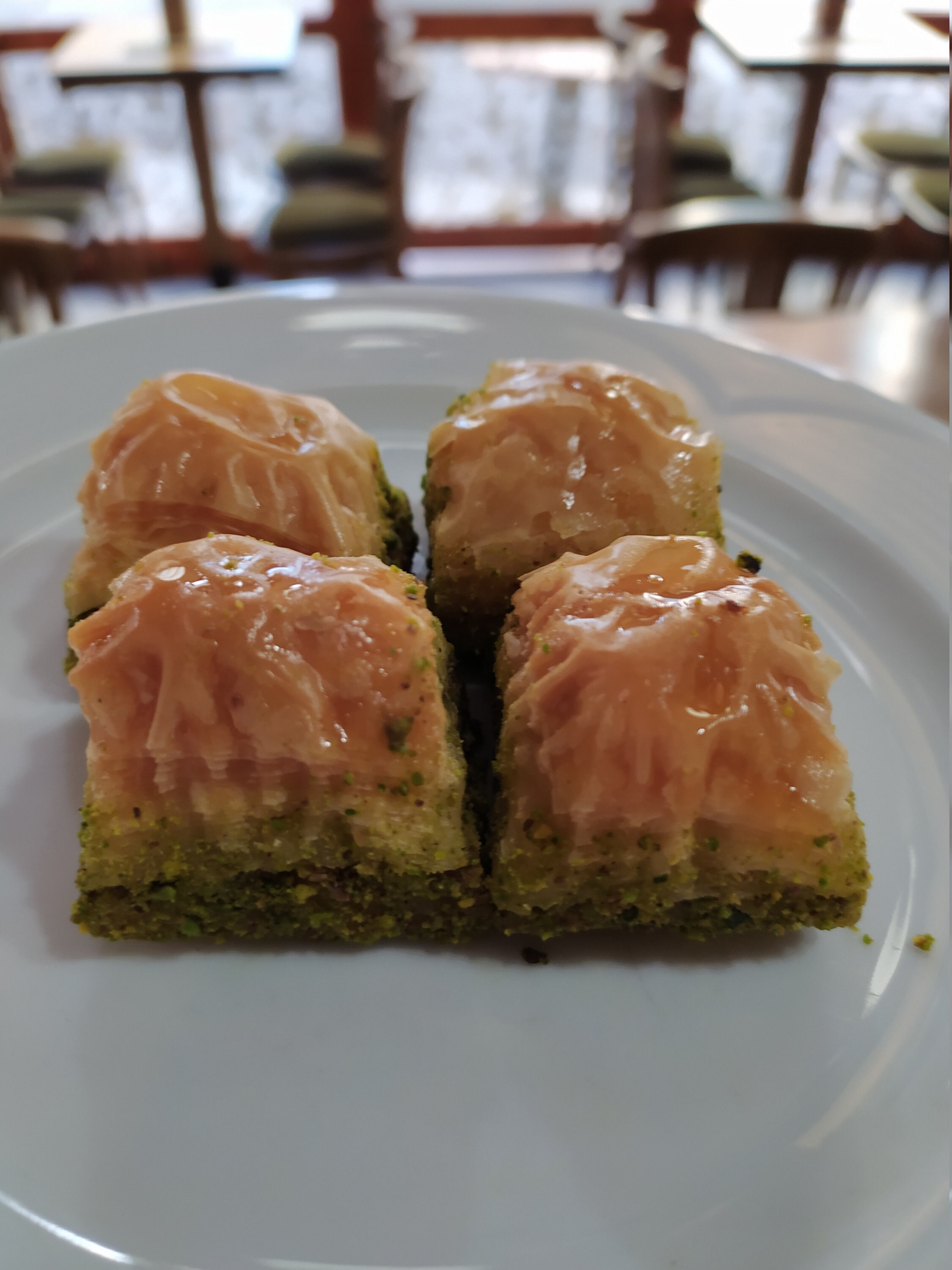 Fresh Turkish Baklava with rich pistachio 2 lbs to USA and Etsy