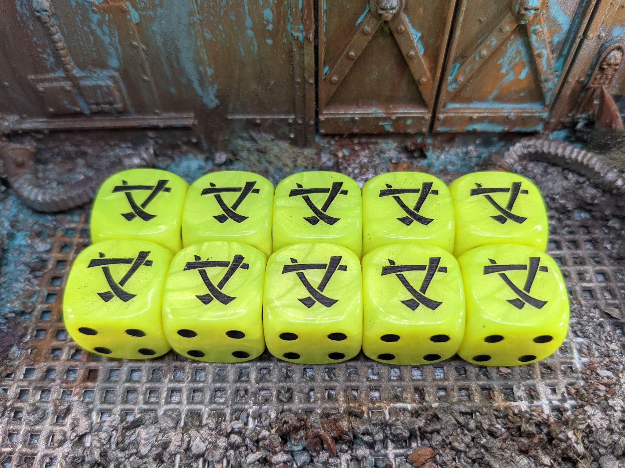 10x Skaven inspired dice Etsy